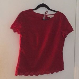Nwot scalloped shirt